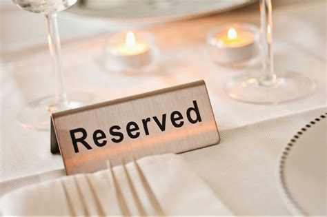 Reservations